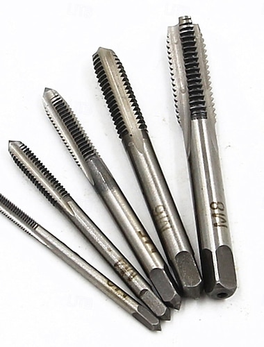  5-teiliges Set mit kleinen, naturfarbenen Spiralbohrern für frittierten Teig, 1–3 mm weißer gerader Schaft, hochwertige Präzisionsbohrer für Bastelarbeiten, DIY-Projekte und den professionellen