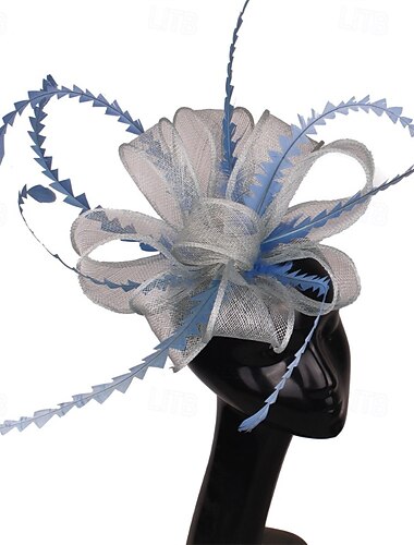  Fascinator Flachs Hochzeit Vintage Niedlich Mit Tüll Kopfschmuck Kopfbedeckung