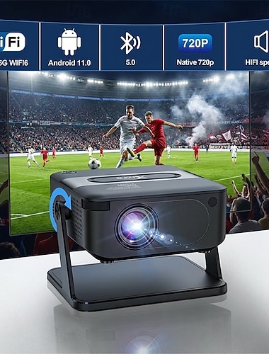  LED Miniprojektor Videoprojektor for hjemmekino 720p (1280x720) 150 lm Kompatibel med HDMI