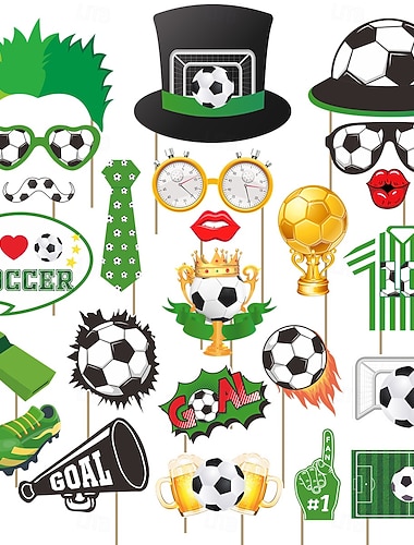  Verdensfotballkamp 2026 Mer Tilbehør Fotball Artig & Underspillet Barne Voksne Unisex Kamp Fotballarrangement Kle deg opp