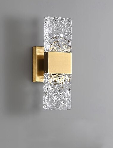  Guld væglampetter - krystal væglampetter moderne badeværelseslamper fastmonterede moderne LED vægmonterede lampetter til entreen/stuen