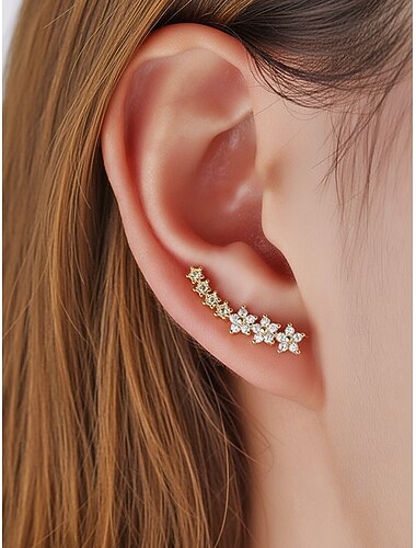  Boho oorbellen voor dames met bloemmotief van legering, elegant en modieus, verkrijgbaar in goud en zilver, lichtgewicht en stijlvol, perfect voor vakantie, reizen, dagelijks gebruik en casual outfits.