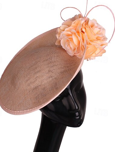  fascinators Polyesteri Bruiloft Vintage leuke Style Retro Met Bloemen Helm Hoofddeksels