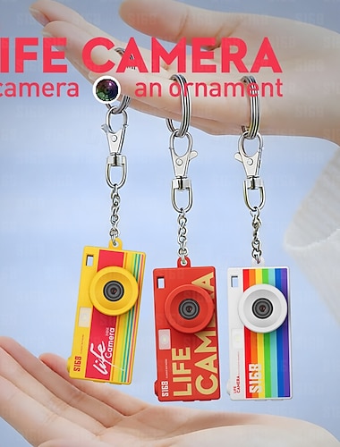  Trendy minikamera for en retro og fargerik livsstil, det første ultratynne kameraet for bærbar fotografering og HD-videoopptak, 2k