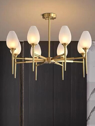  moderne messing gouden kroonluchter plafondlamp hanglamp voor woonkamer slaapkamer Scandinavische plafond LED kroonluchter hanglamp, modern