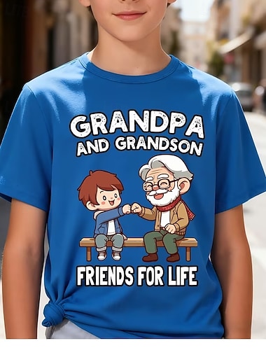  Jungen 3D Grafik Cartoon T-Shirt Kurzarm 3D-Druck Sommer Frühling Sport Mode Streetwear Kinder 4-12 Jahre Rundhalsausschnitt Lässig Täglich Outdoor Normale Passform