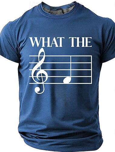  Camiseta masculina com estampa divertida e sarcástica, com trocadilho musical, partitura, clave de sol, estampa original, modelagem regular, ideal para músicos e professores de música. Disponível nos