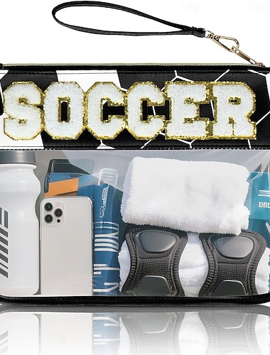  Verdensfotballkamp 2026 Gave Sminkeveske Fotballmamma Vifte Gjennomsiktig Voksne Dame Kamp Fotballkamp Fotballarrangement Kle deg opp