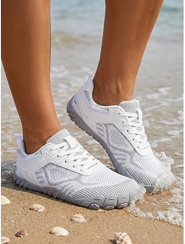  Roze waterschoenen voor dames – ademende aquasneakers, lichtgewicht antislip strandschoenen voor zwemmen, surfen, zwembad en reizen. &buitenactiviteiten