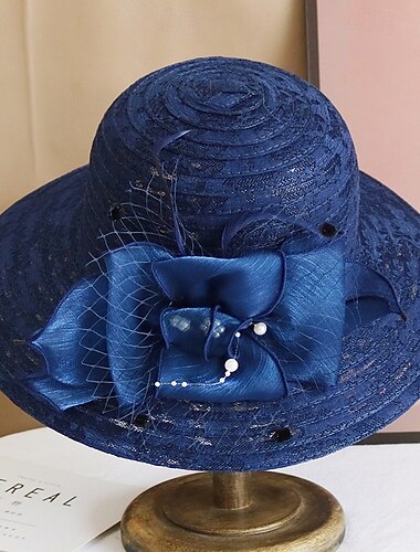  Hatter polyester Bryllup Bursdag Elegant Årgang søt stil Med Blonder Hodeplagg Hodeplagg