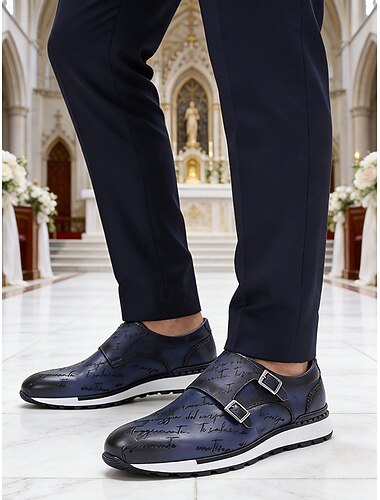  scarpe monk strap in pelle da uomo: eleganti e comode, perfette per matrimoni, eventi aziendali e occasioni formali