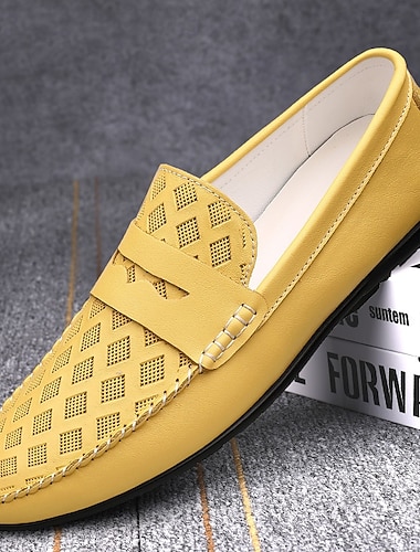  Miesten vapaa-ajan loaferit, hengittävää keinonahkaa, tyylikäs slip-on-malli, mukavat jokapäiväiseen käyttöön, töihin ja kaupunkikäyttöön