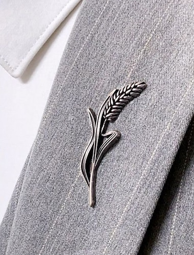  Herren 1 Stück Manschettenknöpfe Aleación Broschen Lässig Täglich 3D Minimalistisch Elegant Vintage A B C