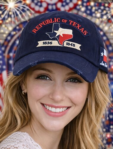  Unisex Baseballkappe zum 250. Jahrestag der Unabhängigkeit, tragbar, atmungsaktiv, für den täglichen Gebrauch im Freien, mit Stickerei und Flagge