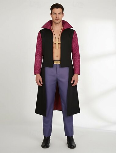  Avventuriero dell'oceano Pirata di Cappello di Paglia Anime Abiti Mascherata Abiti Cosplay Halloween Anime Expo Costume Per Per uomo Adulti