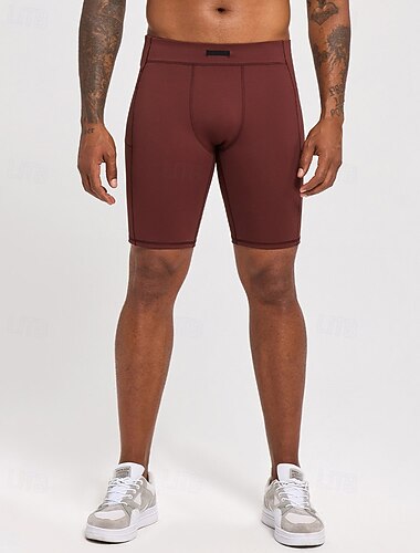  Herr Joggingshorts Kompressionsshorts Gymshorts Yogashorts Shorts Dagligen Utomhus Sport Sommar Vår Höst Rumplyft Snabb tork Magkontroll Mjuk Andningsfunktion Gymträning Joggning Träning Normal
