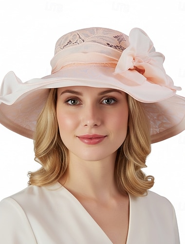  Derby Hatter Kirkehatt Kentucky Derby-hatt Gentlewoman Adelskvinne Kostyme Dame Derby Ascot Hesteveddeløpsfestival Voksne Hatt Vår sommer