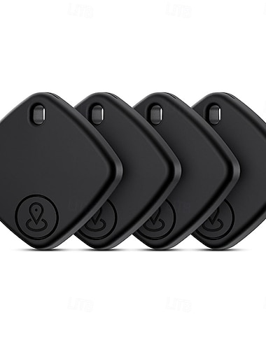  Confezione da 4 localizzatori aerei, modello tag di localizzazione Bluetooth, tag di localizzazione Android compatibili con l'app Google Find Hub, tag di localizzazione Bluetooth intelligenti per