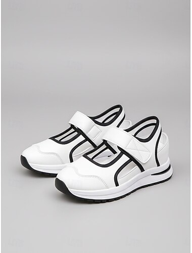  Dámské sportovní sandály Mary Jane se suchým zipem – prodyšná uzavřená špička na rekreační dovolenou i každodenní nošení &volný čas v přírodě