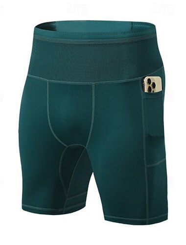  Męskie Spodenki do biegania Spodnie do biegania Sportowe szorty Spodenki na siłownię Ściągana na sznurek Kieszeń Szorty Codzienny Na zewnątrz Sport Lato Wiosna Szybkie wysychanie Lekki Odprowadza