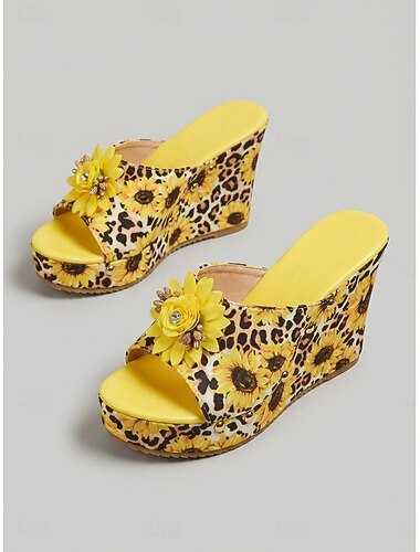  Dames boho wedge sandalen - elegante platform espadrilles met gekruiste bandjes en enkelgesp voor buitenvakanties en tuinfeesten &zomervakantie
