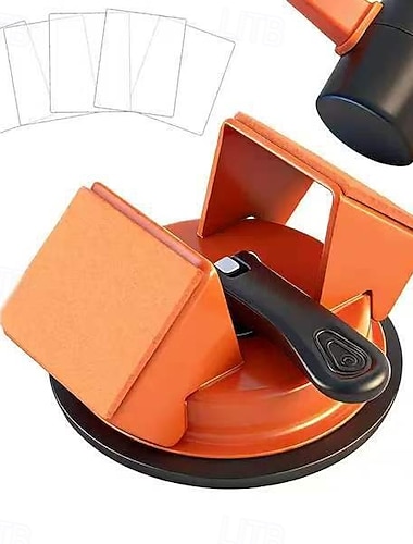  Attrezzo per la riparazione di fessure nel pavimento, resistente e durevole, con superficie di battuta a 45° per pavimenti in laminato e vinile, struttura in ferro con ventosa potenziata, fresa per