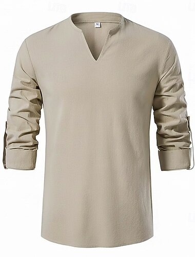  Médiéval Renaissance Chemise Manches longues Pirate Viking Déguisement Homme Viking Pirate Halloween Carnaval Performance LARP Foire de la Renaissance Adulte Chemise