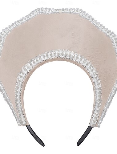  Vitoriano Medieval Renascentista Chapéus Princesa Mulher nobre Fantasia Mulheres Real Baile de Máscaras feira renascentista LARP Adulto Peça para Cabeça