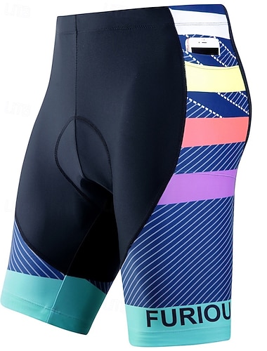  Miesten Tilkkutäkki Alusshortsit pyöräilyyn Pyöräily Alusvaatteet Pehmustetut shortsit pyöräilyyn Pyörä Shortsit Alusvaatteet Shortsit Muotoon sopiva Urheilu Pakattava Vedenkestävä Tuulenkestävä UV