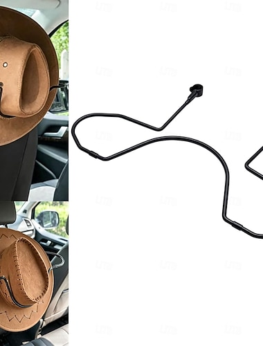  1/2 Stück Cowboyhuthalter für LKW, Westernhuthalterung für Fahrzeuge, schützt Ihren Hut auf jedem Trail, Huthalter für Autositze für Autoreisen