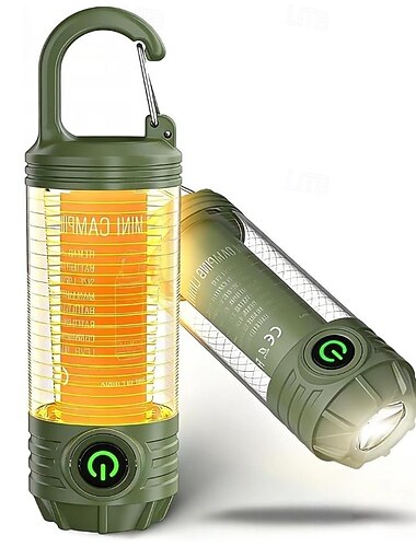  LED-campinglys, oppladbar campinglykt, 3-i-1 LED-lykt med 1000 lumen, LED-lykt, vanntett &bærbar, sos &3 lysmoduser for nødlys, utendørslys og fotturer