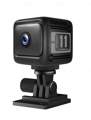  Mini caméra cachée sans fil Wi-Fi, petite caméra de sécurité portable 1080p avec détection de mouvement &Caméra espion miniature W-Series 11 avec vision nocturne et intelligence intégrée, pour la