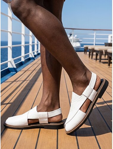  Herr minimalist Ledigt Ö och kryssning PU Läder Halksäker Slip-on Gul-Brun Mörkbrun Röd Brun Sommar Vår Alla årstider