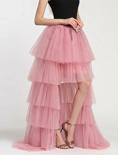  Retró 1950-es Alsószoknya Szoknya alatt Tüll szoknya Jelmez Női Álarcos mulatság Party estélyi viselet Koktélparty Zsúr Felnőttek Szoknya