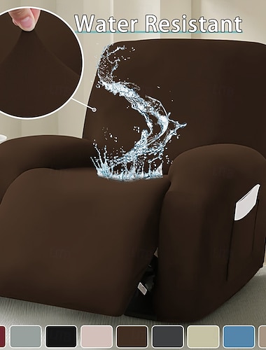  wasserdichter Sofabezug aus Stretch-Milchseide, vollständig abdeckender, rutschfester, elastischer Überzug, universell passender Massagesessel-Schutzbezug