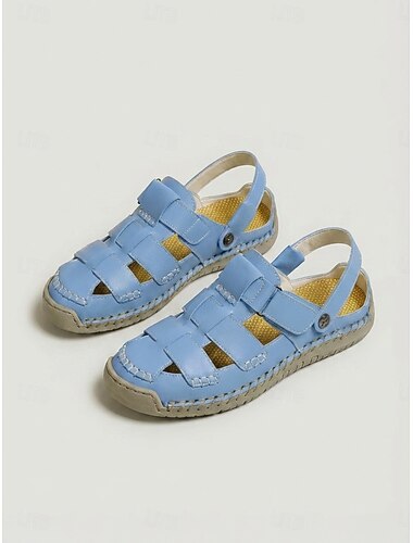  Sandales gladiateur jaunes pour femmes – modèle tressé à bout fermé, sandales de pêcheur décontractées et respirantes, idéales pour la marche et les voyages. &vêtements de tous les jours