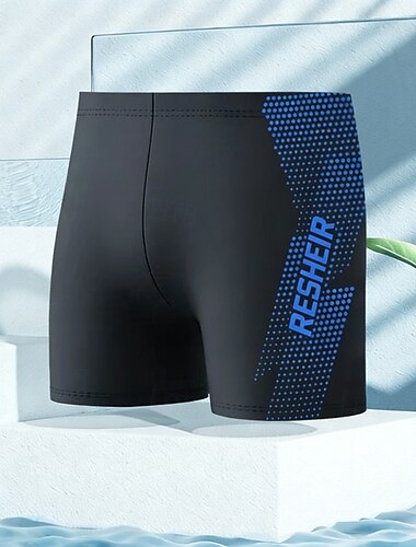  Voor heren Boardshorts Lange zwembroeken Strand Zwembad Ademend Sneldrogend Elastische taille Stip Korte Sport Casual Sportkleding Wit Rood Micro-elastisch