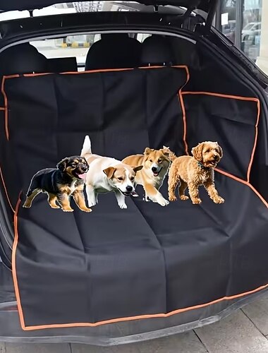  Tappetino per bagagliaio auto, utilizzabile in tutte le stagioni, coprisedile per auto adatto agli animali domestici, tappetino per cani per auto, rivestimento per bagagliaio auto, tappetino di carico