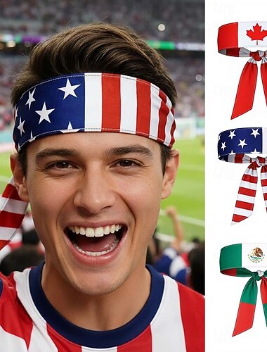  10 stk. VM i fotball 2026 pannebånd fotball fotball fotball voksne unisex kamp fotball arrangement utkledning