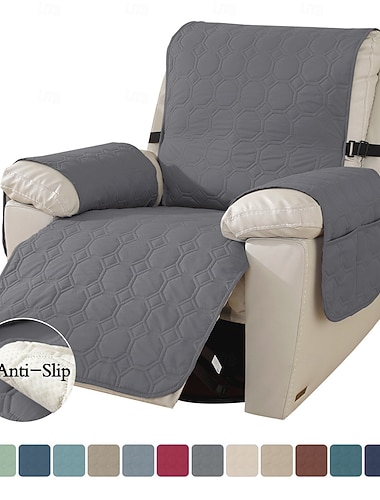  Wasserdichter Sofabezug, gesteppter Haustiersofabezug, einteiliger, vollflächiger Sofaschutz, rutschfest, fleckenabweisend, Möbelschutz für alle Jahreszeiten, für Hunde und Katzen