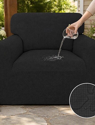  100 % vattentätt sofföverdrag, dubbelt vattentätt sofföverdrag, stretchigt jacquard-sofföverdrag, läckagesäkert möbelskydd för barn, husdjur, hund och katt