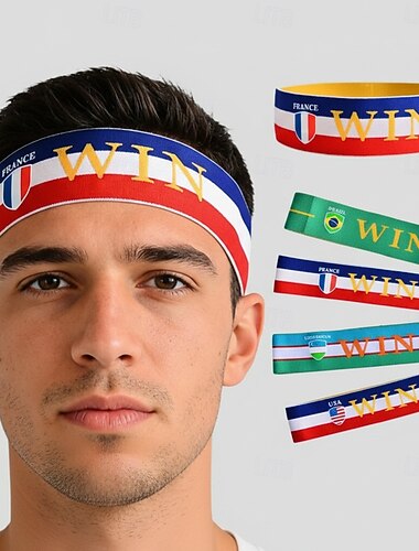  5 piezas de diademas para partidos de fútbol mundial 2026, fútbol, fútbol, fútbol, adultos, unisex, para partidos informales, disfraces