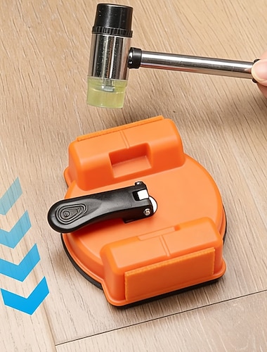  Dobbeltsidig sugekopp for justering av gulvfuge for tregulv – sterk vedheft &Justering av gjengeboring for enkel installasjon og reparasjon, ideelt verktøy for presisjonsnivellering av gulv og