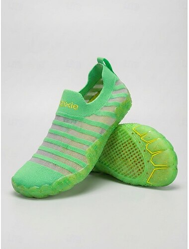  أحذية مائية نسائية مخططة باللون الأخضر، جوارب مائية سريعة الجفاف وغير قابلة للانزلاق، أحذية خفيفة الوزن وجيدة التهوية للشاطئ والسباحة والغطس والغوص وركوب الأمواج & جولة على الأقدام