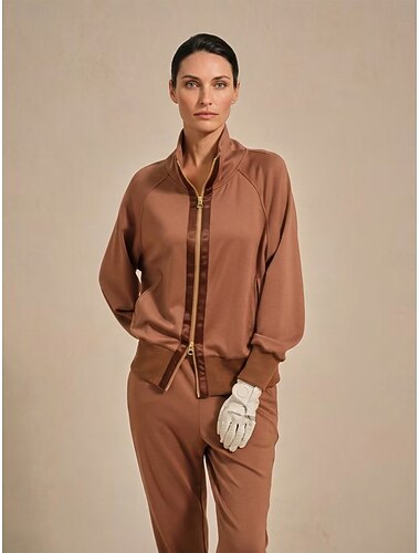  Damenjacke, rosa, olivgrün, königsblau, langärmelig, wärmend, Thermooberteil, Herbst-Winter-Damenbekleidung, Outfits, Kleidung