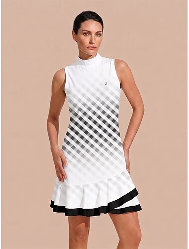  Naisten golf mekko Yan pink Musta Vihreä Hihaton Hameet Naisten Golfasut Vaatteet Asut Vaatteet