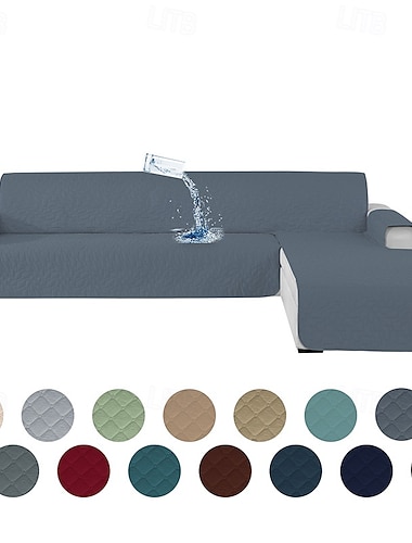  Wasserdichte Haustier-Sofamatte, rutschfest, strapazierfähig, Sofabezug, Couchschutz, Fleckenschutz, Möbelbezug für Hunde und Katzen, Wohnzimmer, ganzjährig verwendbar
