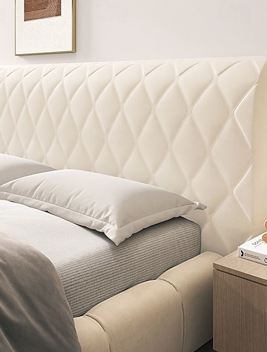  Fortykket mykt hodegavltrekk full beskyttelse universal sengeryggtrekk sett støvtett myk pute hodegavlbeskytter for soverom