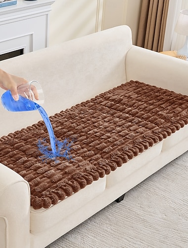  Vízálló kanapéhuzat kutyáknak, csúszásmentes plüss kanapévédő, 1/2/3/4 személyes kanapéra illeszkedik, mosógépben mosható, háziállatbarát bútorhuzat