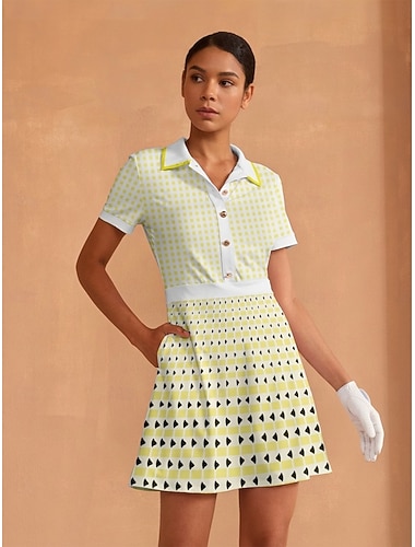  abito da donna giallo a maniche corte vestiti da donna abiti abbigliamento